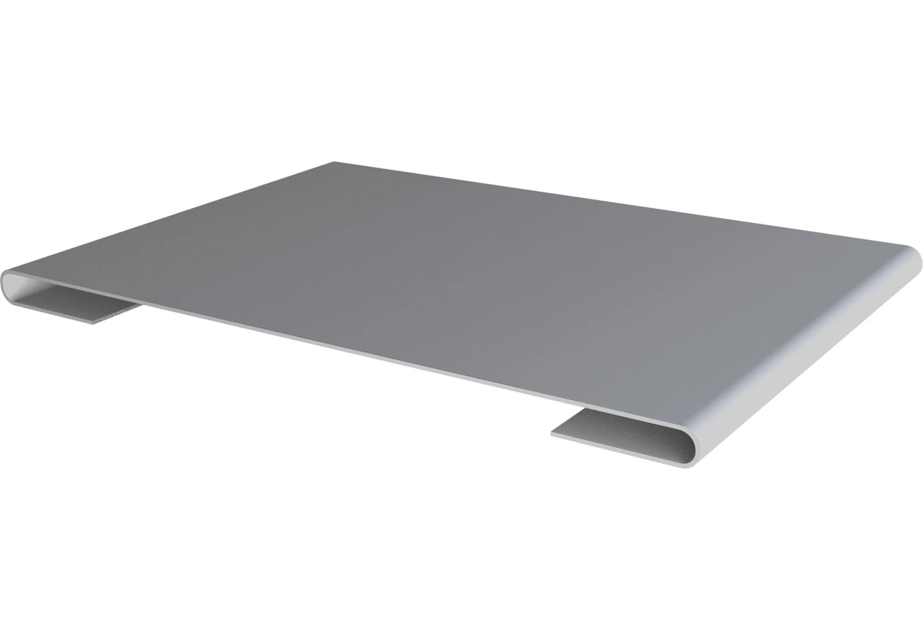 Планка стыковочная Grand Line 0,45 Drap ТХ RAL 7047 телегрей 4 (3м)