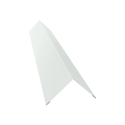 Угол внешний 70х70 Grand Line 0,5 ПЭ с пленкой RAL 9003 сигнальный белый (2м) — 750748