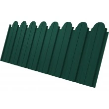 Профнастил C10B фигурный Grand Line 0,45 Drap ТХ RAL 6005 зеленый мох