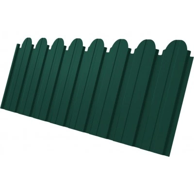 Профнастил C10B фигурный Grand Line 0,45 Drap ТХ RAL 6005 зеленый мох — 751717 Профнастил C10B фигурный Grand Line 0,45 Drap ТХ RAL 6005 зеленый мох — 751717