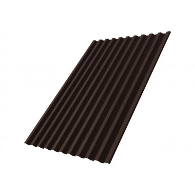 Профнастил С21R Grand Line 0,45 Drap с пленкой RAL 8017 шоколад — 754095 Профнастил С21R Grand Line 0,45 Drap с пленкой RAL 8017 шоколад — 754095