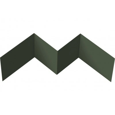 Угол внутренний фибросайдинга Grand Line 0,5 Сатин матовый ТХ RAL 6020 хромовая зелень (2м) — 755102 Угол внутренний фибросайдинга Grand Line 0,5 Сатин матовый ТХ RAL 6020 хромовая зелень (2м) — 755102