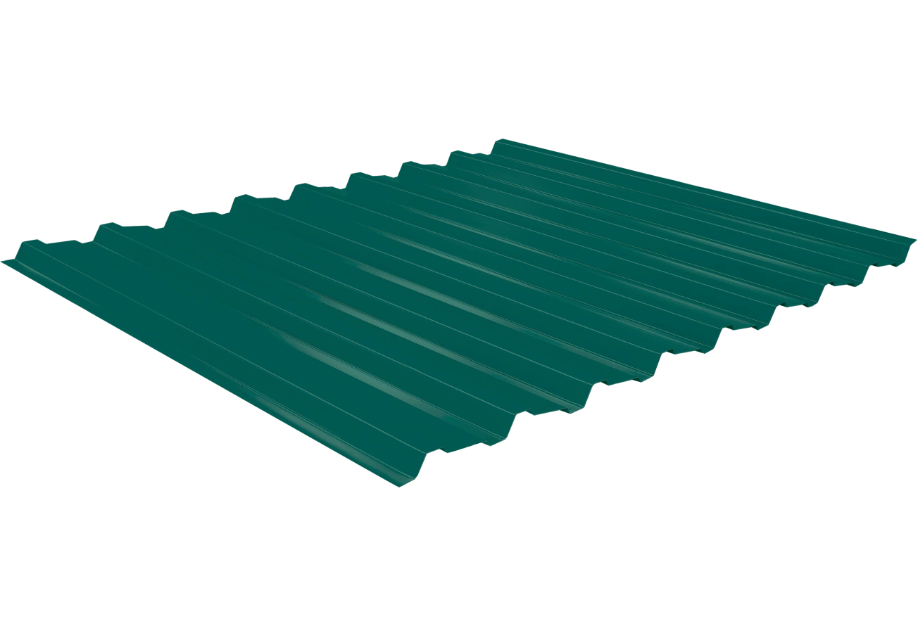 Профнастил Estet C19 0,5 PE-Double RAL 6005 зеленый мох