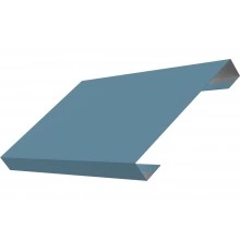 Ламель лицевая 150 забора жалюзи Техас Grand Line 0,45 Drap ТХ RAL 5024 пастельно-синий