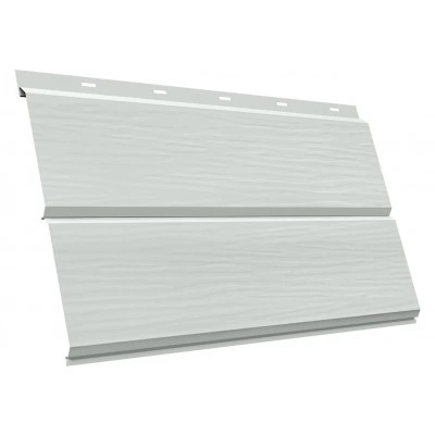 Сайдинг металлический ЭкоБрус новый 3D Grand Line 0,45 Drap с пленкой RAL 9003 сигнальный белый — 756901 Сайдинг металлический ЭкоБрус новый 3D Grand Line 0,45 Drap с пленкой RAL 9003 сигнальный белый — 756901