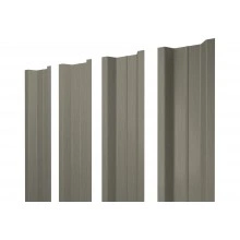 Штакетник П-образный B с прямым резом Grand Line 0,45 Принт Элит Молочное дерево TwinColor