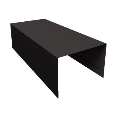 Планка боковая для забора из сайдинга ЭкоБрус Grand Line 0,45 ПЭ двухсторонний RR 32 темно-коричневый (2,5м) — 765186