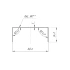 Декоративная накладка к столбу 80х80 для забора жалюзи Grand Line 0,5 ПЭ слим RAL 3005 красное вино (3м) — 768628 Декоративная накладка к столбу 80х80 для забора жалюзи Grand Line 0,5 ПЭ слим RAL 3005 красное вино (3м) — 768628