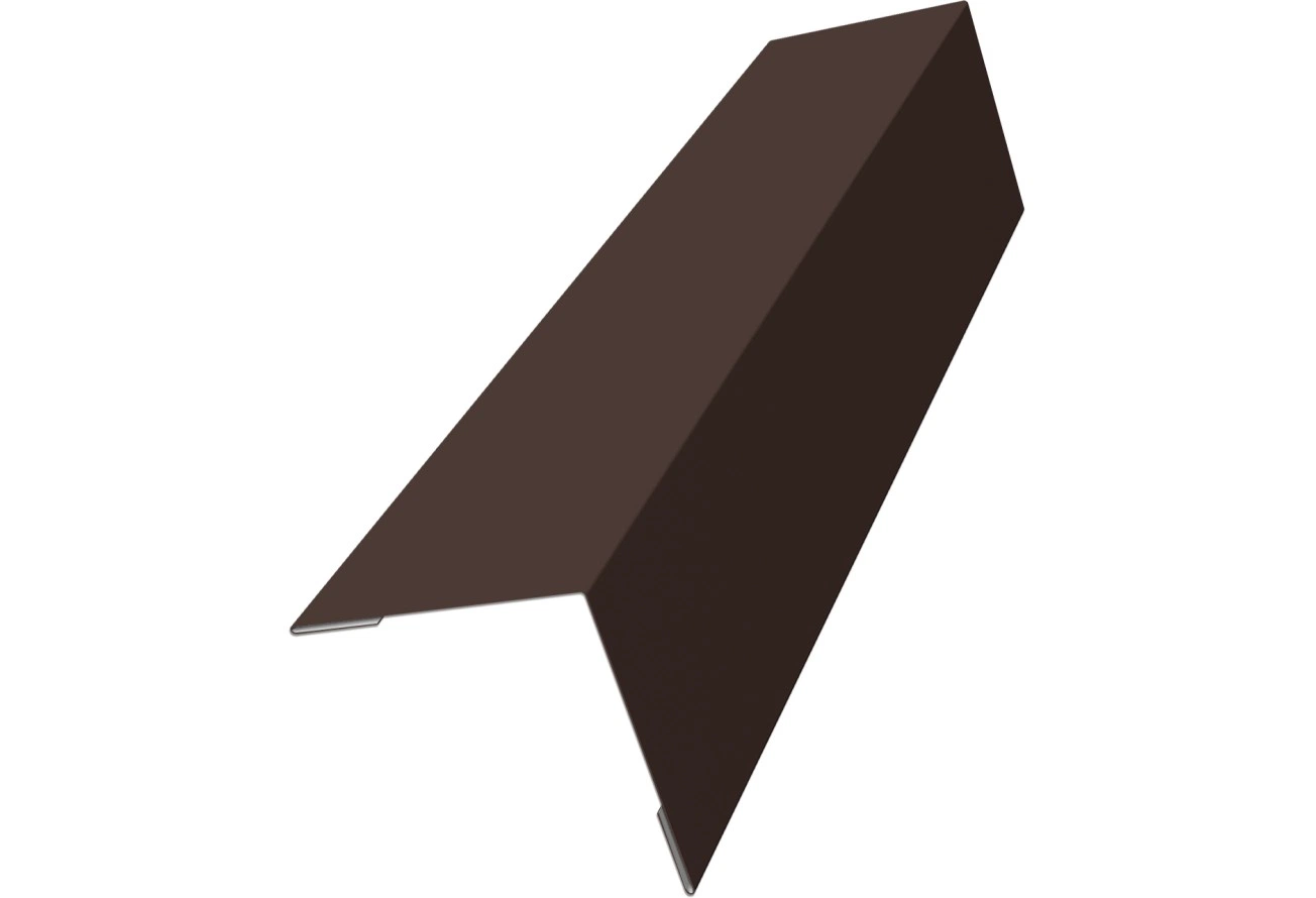 Угол внешний 50х50 Grand Line 0,45 Drap СТ слим RAL 8017 шоколад (2м)