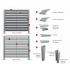 Стойка для забора жалюзи Техас Grand Line для монтажа без крепежного вкладыша 0,7 ПЭ RAL 8017 шоколад (2,5м) — 771540 Стойка для забора жалюзи Техас Grand Line для монтажа без крепежного вкладыша 0,7 ПЭ RAL 8017 шоколад (2,5м) — 771540