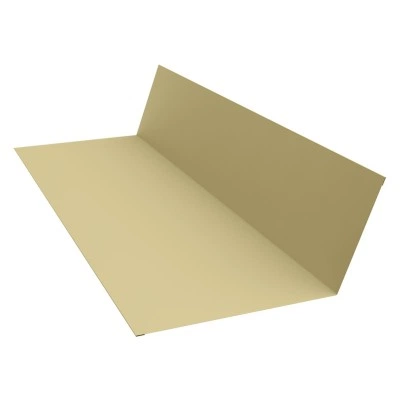Планка примыкания 150х246 Grand Line 0,45 ПЭ слим с пленкой RAL 1014 слоновая кость (3м) — 777303