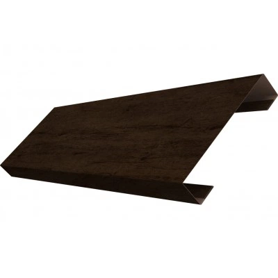 Ламель лицевая 100 забора жалюзи Техас Grand Line 0,45 Принт Элит Античный дуб TwinColor — 781135