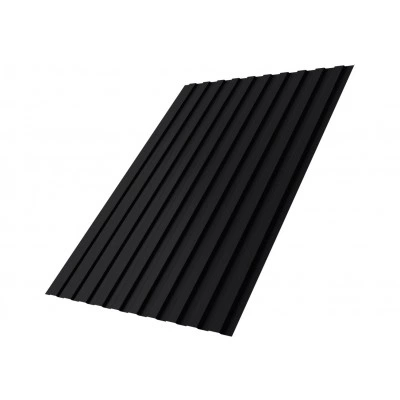 Профнастил С8B в01 Grand Line 0,45 Drap RAL 9005 черный — 792954
