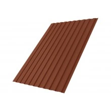 Профнастил С8B в01 Grand Line 0,45 Drap RAL 8004 терракота