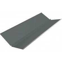 Планка ендовы нижней с компенсатором Grand Line 0,45 ПЭ с пленкой RAL 7005 мышино-серый (3м)