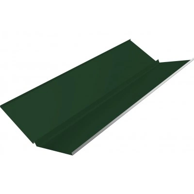 Планка ендовы нижней с компенсатором Grand Line 0,5 Сатин матовый ТХ RAL 6020 хромовая зелень (3м) — 795482 Планка ендовы нижней с компенсатором Grand Line 0,5 Сатин матовый ТХ RAL 6020 хромовая зелень (3м) — 795482