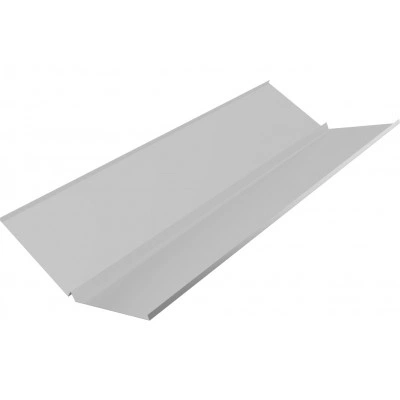 Планка ендовы нижней с компенсатором Grand Line 0,45 Drap ТХ RAL 7047 телегрей 4 (3м) — 795835 Планка ендовы нижней с компенсатором Grand Line 0,45 Drap ТХ RAL 7047 телегрей 4 (3м) — 795835
