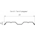 Штакетник Твин XL с прямым резом Grand Line 0,5 Drap ТХ RAL 9005 черный — 796970 Штакетник Твин XL с прямым резом Grand Line 0,5 Drap ТХ RAL 9005 черный — 796970