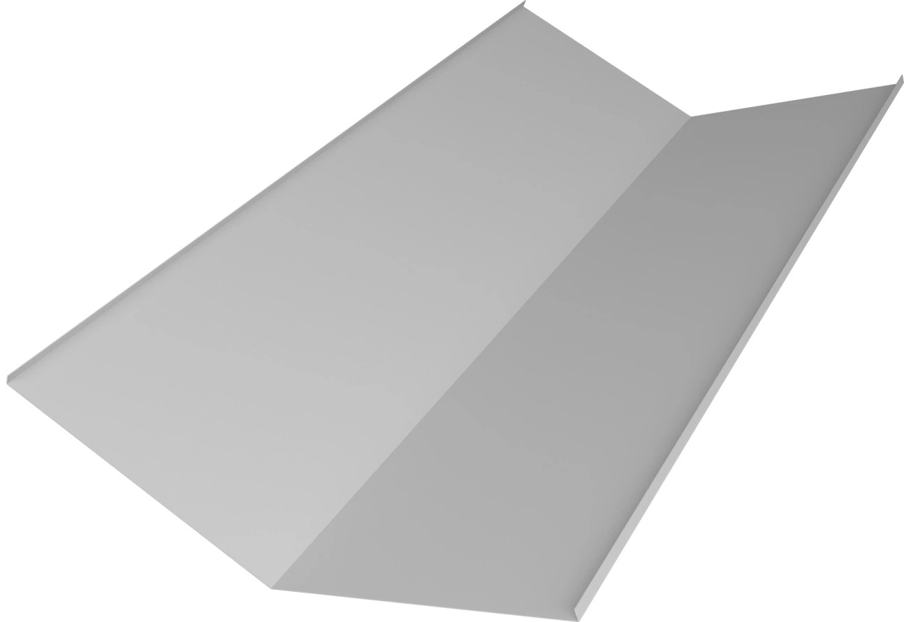 Планка ендовы нижней 300х300 Grand Line 0,45 Drap ТХ RAL 7047 телегрей 4 (2м)