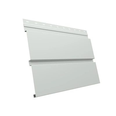 Сайдинг металлический Квадро Брус в02 Grand Line 0,45 Drap RAL 9003 сигнальный белый — 804046