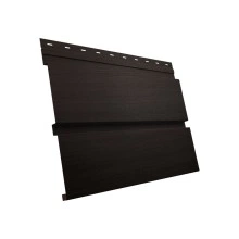Сайдинг металлический Квадро Брус в02 Grand Line 0,45 Принт Элит Кофейное дерево TwinColor