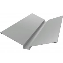 Планка ендовы верхней 115х30х115 Grand Line 0,45 Drap ТХ RAL 7047 телегрей 4 (2м)