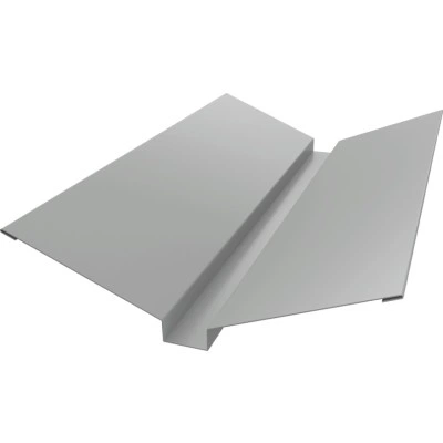 Планка ендовы верхней 115х30х115 Grand Line 0,45 Drap ТХ RAL 7047 телегрей 4 (2м) — 805112 Планка ендовы верхней 115х30х115 Grand Line 0,45 Drap ТХ RAL 7047 телегрей 4 (2м) — 805112