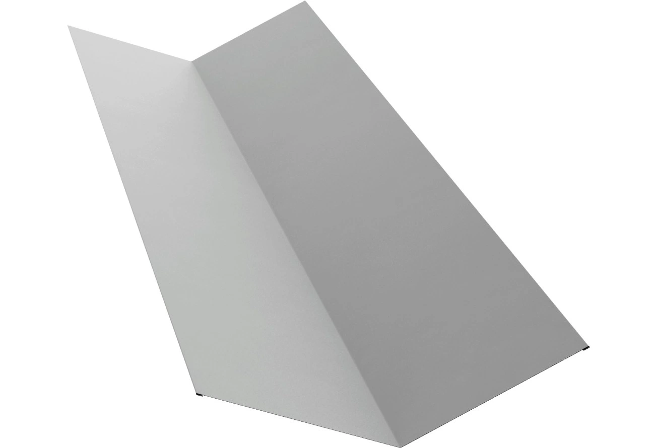 Планка ендовы верхней 145х145 Grand Line 0,45 Drap ТХ RAL 7047 телегрей 4 (3м)