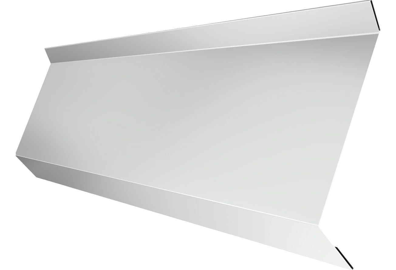 Планка примыкания в штробу 60 Grand Line 0,45 Drap ТХ RAL 7047 телегрей 4 (3м)
