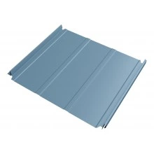 Кликфальц Double Pro Лайн Grand Line 0,45 Drap ТХ с пленкой на замках RAL 5024 пастельно-синий
