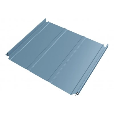 Кликфальц Double Pro Лайн Grand Line 0,45 Drap ТХ с пленкой на замках RAL 5024 пастельно-синий — 805999 Кликфальц Double Pro Лайн Grand Line 0,45 Drap ТХ с пленкой на замках RAL 5024 пастельно-синий — 805999