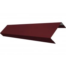 Ламель лицевая 50 забора жалюзи Техас Grand Line 0,45 Drap RAL 3005 красное вино