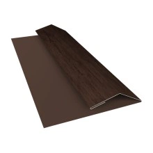 Планка финишная Блок-хаус новый Grand Line 0,4 Принт Премиум Античный дуб TwinColor (3м)