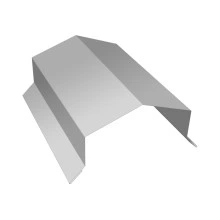 Парапетная крышка угольная 125мм Grand Line 0,45 Drap ТХ RAL 7047 телегрей 4 (2,5м)