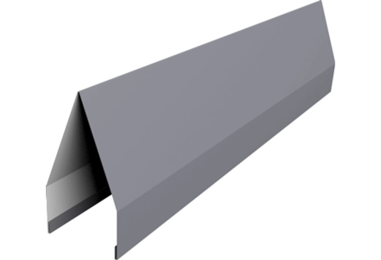 Ламель забора жалюзи Токио новый Grand Line 0,5 ПЭ слим RAL 7004 сигнальный серый
