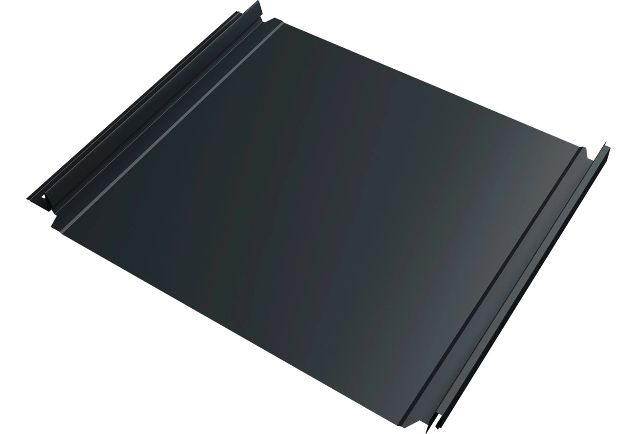 Кликфальц Double Pro Grand Line 0,5 Полидэкстер TwinColor с пленкой на замках RAL 7016 антрацитово-серый