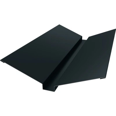 Планка ендовы верхней 115х30х115 Grand Line 0,5 Полидэкстер TwinColor с пленкой RAL 7016 антрацитово-серый (2м) — 817921 Планка ендовы верхней 115х30х115 Grand Line 0,5 Полидэкстер TwinColor с пленкой RAL 7016 антрацитово-серый (2м) — 817921
