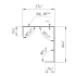 Декоративная накладка угловая к столбу 62х55 для забора жалюзи Grand Line 0,5 Полидэкстер TwinColor RAL 9005 черный (1,8м) — 819283 Декоративная накладка угловая к столбу 62х55 для забора жалюзи Grand Line 0,5 Полидэкстер TwinColor RAL 9005 черный (1,8м) — 819283
