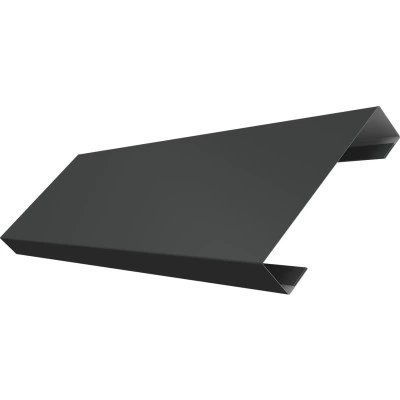 Ламель лицевая 100 забора жалюзи Техас Grand Line 0,5 GreenCoat Pural БТ матовый RR2Н3 (RAL 7016 антрацитово-серый) — 822560