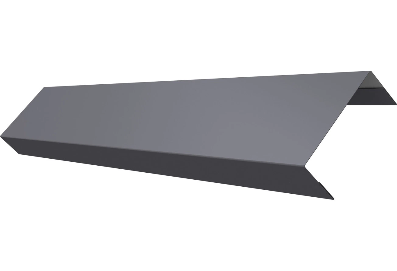 Ламель обратная 50 забора жалюзи Техас Grand Line 0,45 Drap RAL 7004 сигнальный серый