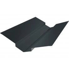 Планка ендовы верхней 88х43х43х88 Grand Line 0,45 Drap RAL 7016 антрацитово-серый (2м)