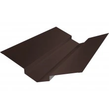 Планка ендовы верхней 88х43х43х88 Grand Line 0,45 Drap RAL 8017 шоколад (3м)
