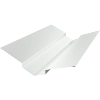 Планка ендовы верхней 88х43х43х88 Grand Line 0,45 Drap с пленкой RAL 9003 сигнальный белый (3м) — 837242 Планка ендовы верхней 88х43х43х88 Grand Line 0,45 Drap с пленкой RAL 9003 сигнальный белый (3м) — 837242
