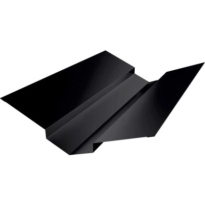 Планка ендовы верхней 88х43х43х88 Grand Line 0,5 Velur RAL 9005 черный (3м) — 837445 Планка ендовы верхней 88х43х43х88 Grand Line 0,5 Velur RAL 9005 черный (3м) — 837445