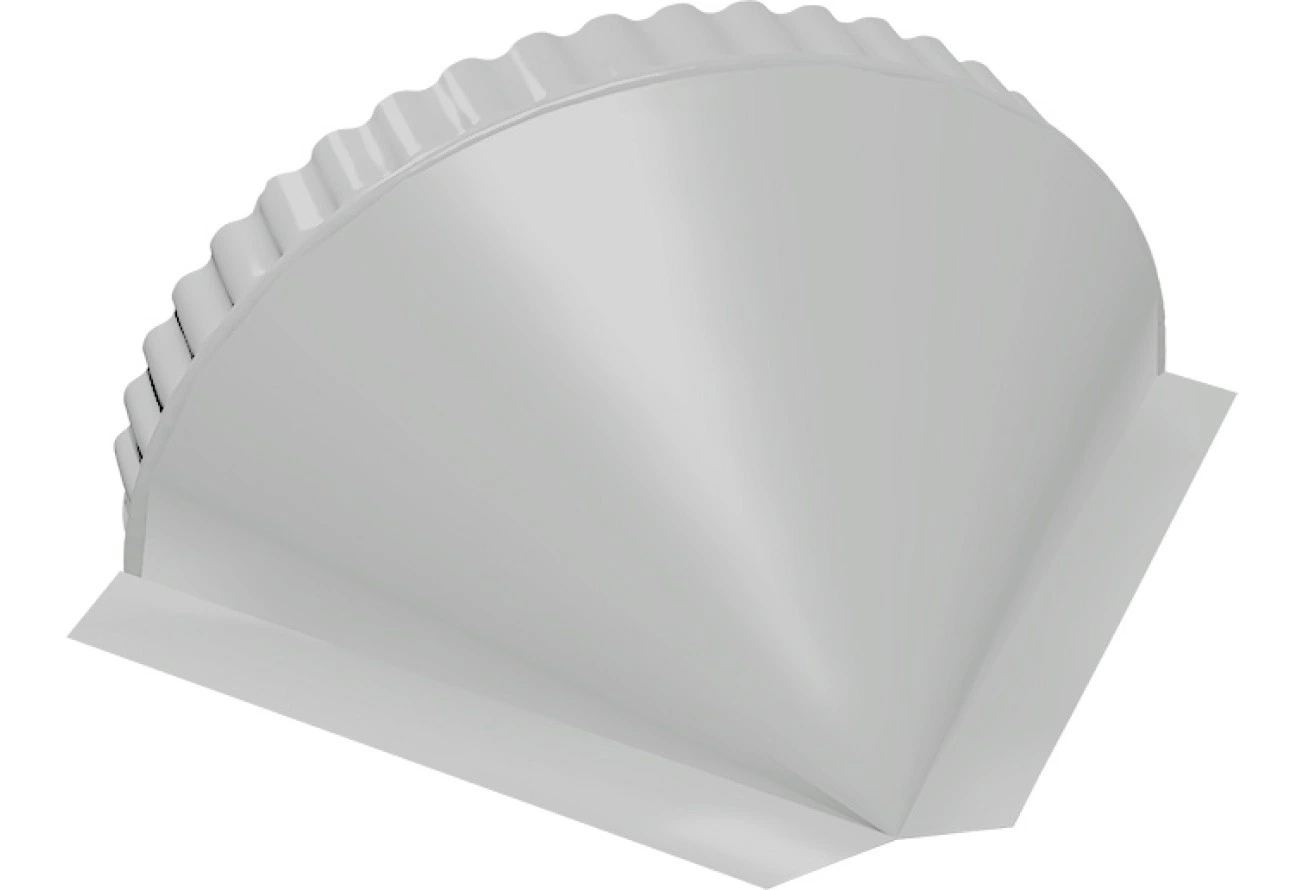 Заглушка конусная Grand Line 0,45 Drap ТХ RAL 7047 телегрей 4