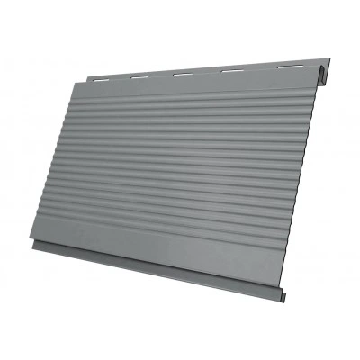 Сайдинг металлический Вертикаль гофр Grand Line 0,45 Drap ТХ с пленкой RAL 7004 сигнальный серый — 854376 Сайдинг металлический Вертикаль гофр Grand Line 0,45 Drap ТХ с пленкой RAL 7004 сигнальный серый — 854376